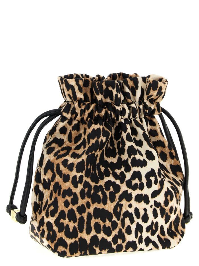 GANNI Animalier Pouch
