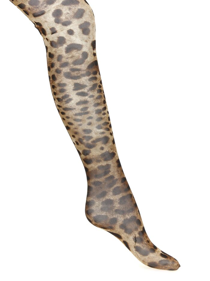 dolce & gabbana animalier tights Dolce & Gabbana Animalier Tights