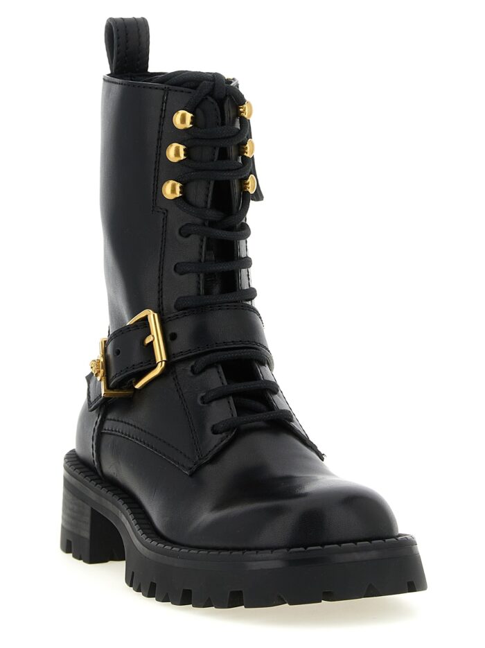 Versace Ankle Boots With Buckle