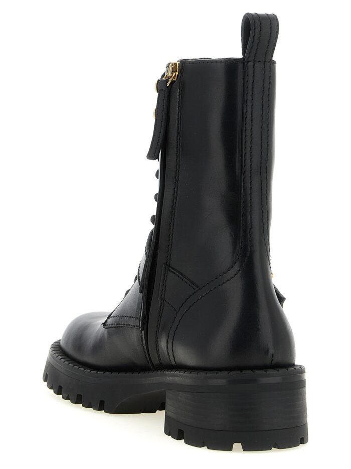 Versace Ankle Boots With Buckle