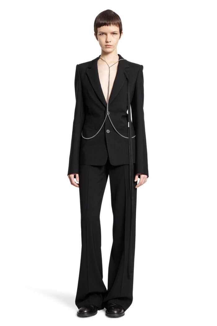 ANN DEMEULEMEESTER Maaike Flared Comfort Trousers