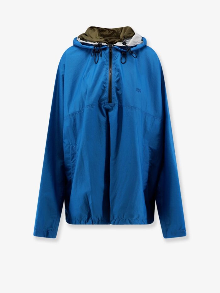 LOEWE Anorak Technical Fabric Windbreaker With Embroidered Anagram Logo