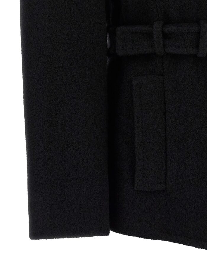 Balmain 'Anthem' Belted Caban