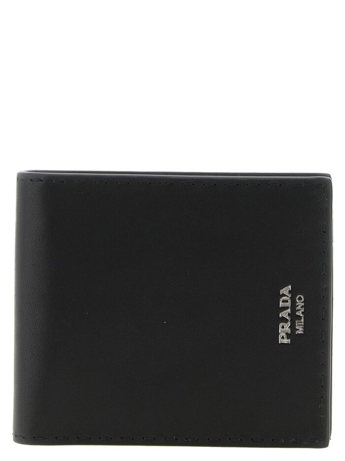 prada antiqued leather wallet PRADA Antiqued Leather Wallet