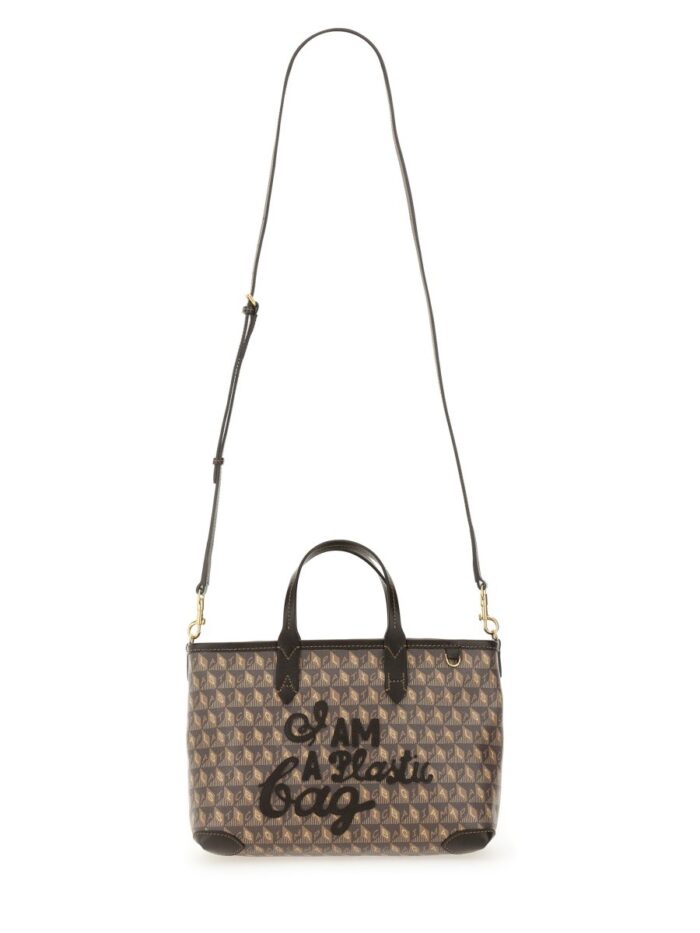 ANYA HINDMARCH BORSA TOTE "I AM A PLASTIC BAG" XS