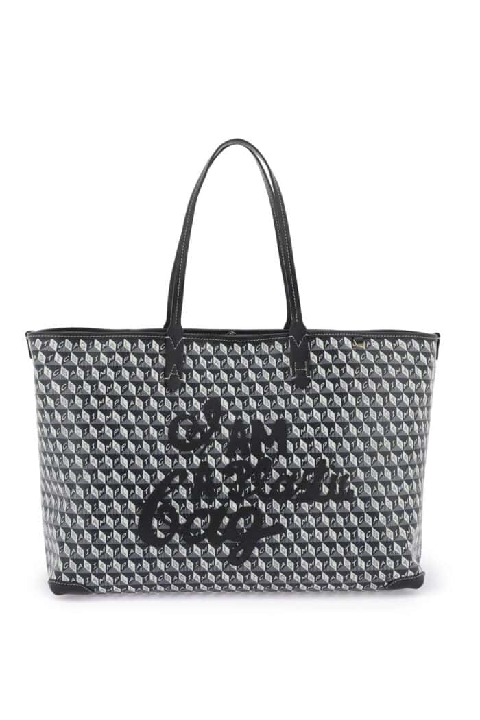 ANYA HINDMARCH I Am A Plastic Bag Motif Tote Bag