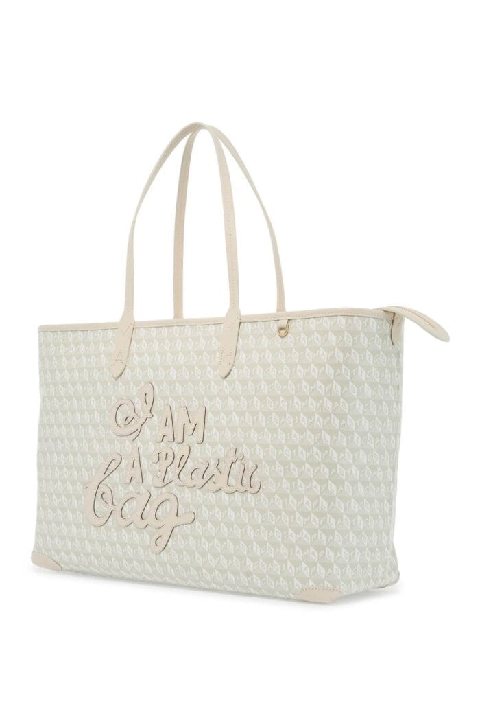 ANYA HINDMARCH I Am A Plastic Bag Motif Tote Bag