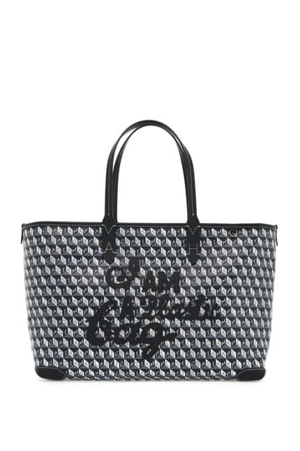 ANYA HINDMARCH I Am A Plastic Bag Zipped Motif Tote Bag