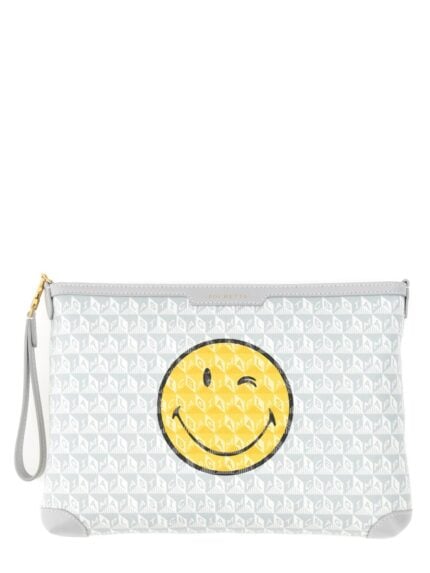 ANYA HINDMARCH I AM PLASTIC BAG CLUTCH