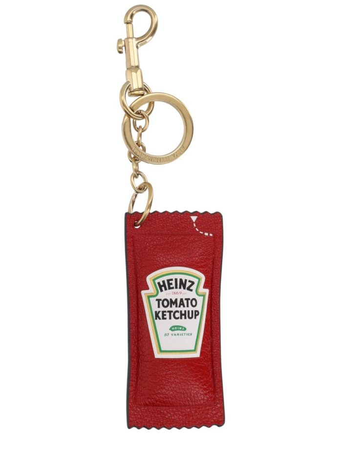 anya hindmarch keychain "heinz ketchup" ANYA HINDMARCH KEYCHAIN "HEINZ KETCHUP"