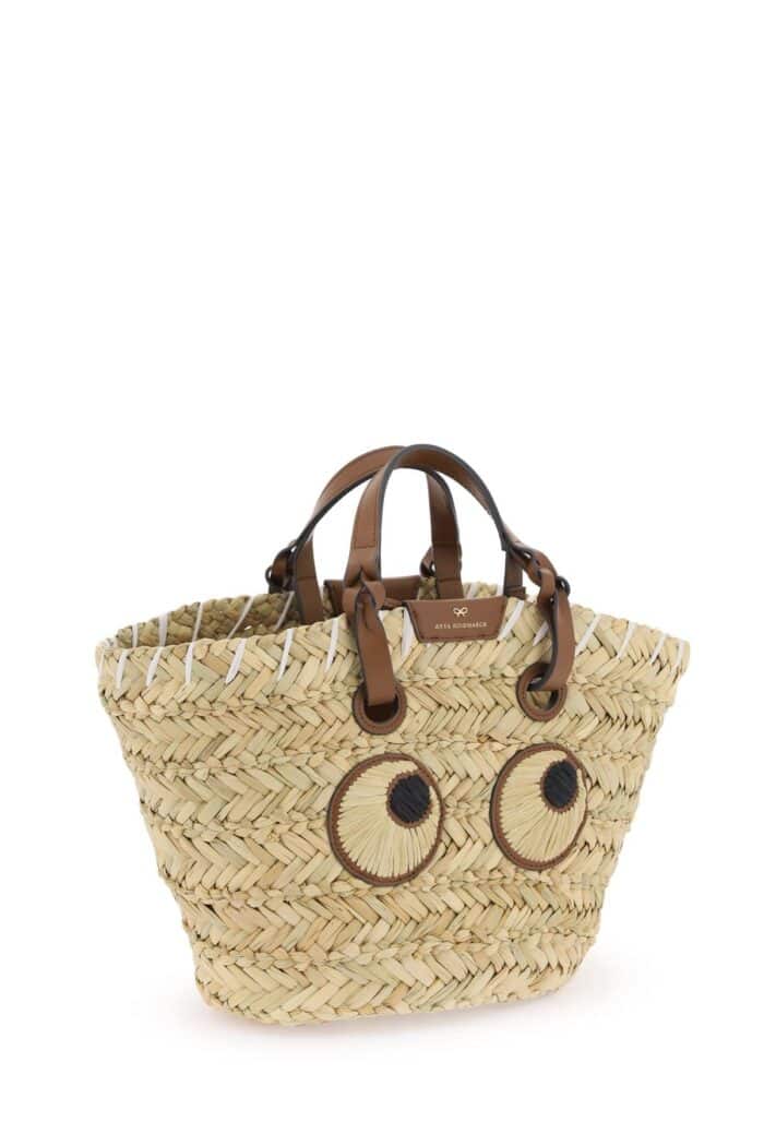anya hindmarch paper eyes basket handbag ANYA HINDMARCH Paper Eyes Basket Handbag