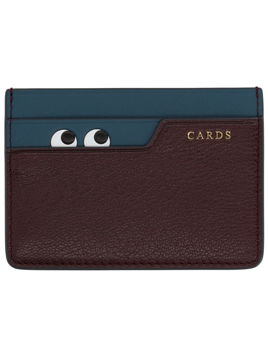 ANYA HINDMARCH "PEEPING EYES" CARD HOLDER