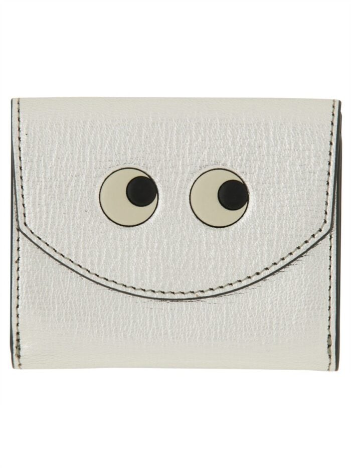 anya hindmarch portafoglio trifold mini "eyes" ANYA HINDMARCH PORTAFOGLIO TRIFOLD MINI "EYES"
