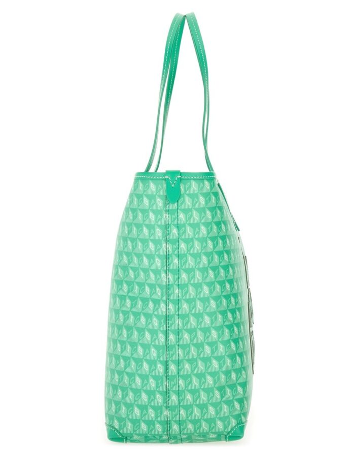 ANYA HINDMARCH TOTE BAG WITH "I AM A PLASTIC BAG" PATTERN