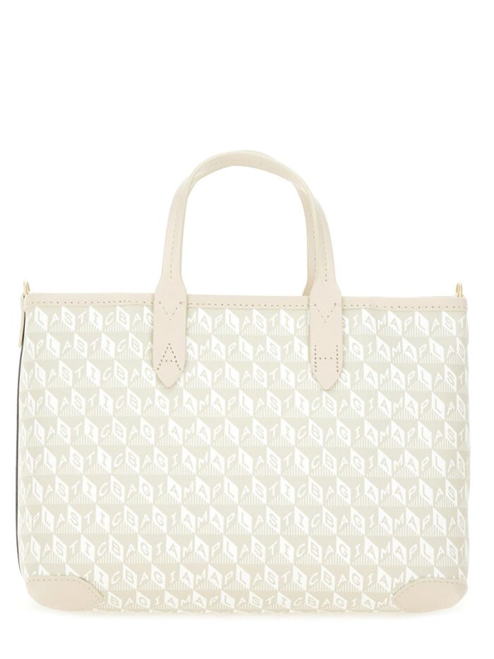 ANYA HINDMARCH XS TOTE BAG WITH "I AM A PLASTIC BAG" PATTERN