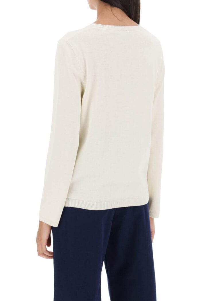 A.p.c. 'albane' Crew-neck Cotton Sweater