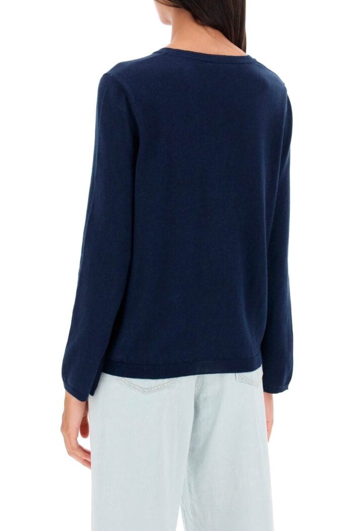 A.p.c. 'albane' Crew-neck Cotton Sweater