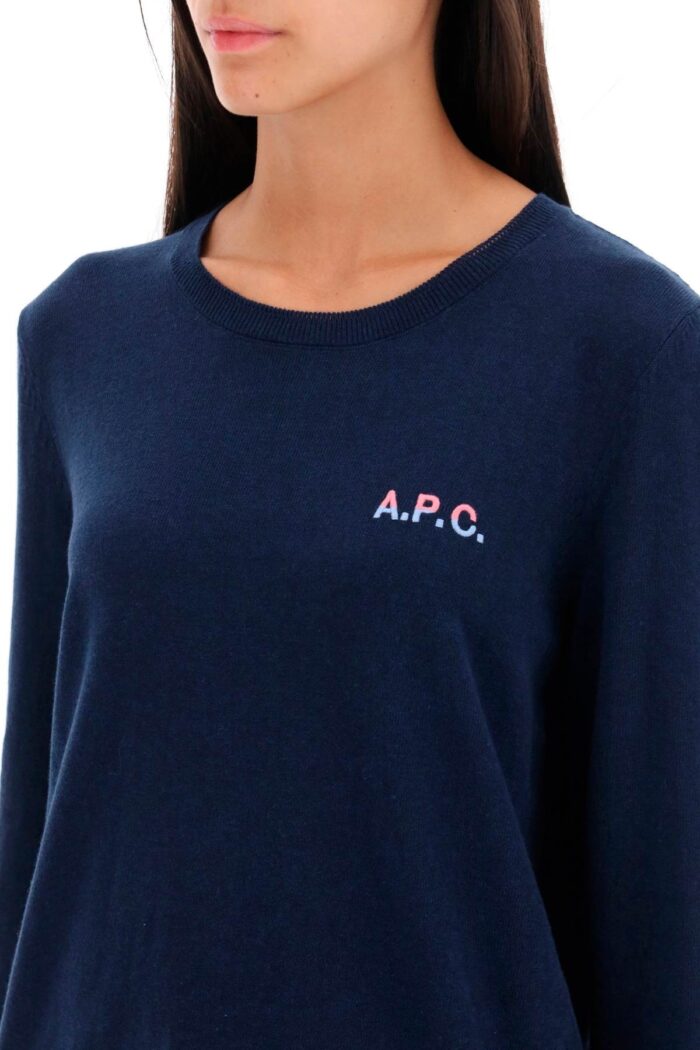 A.p.c. 'albane' Crew-neck Cotton Sweater