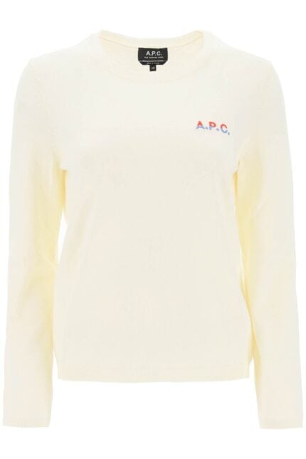 A.p.c. 'albane' Crew-neck Cotton Sweater