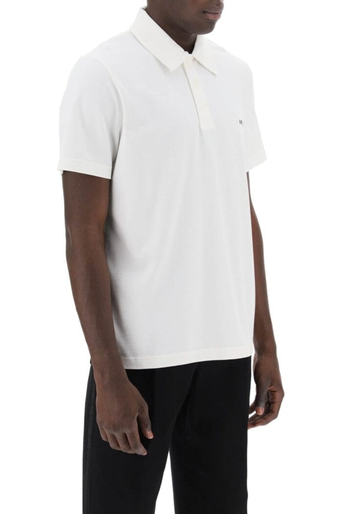 A.p.c. Austin Polo Shirt With Logo Embroidery