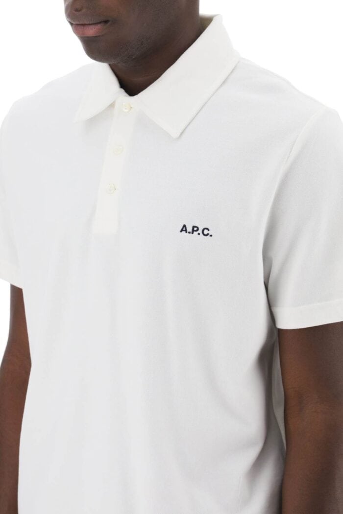 A.p.c. Austin Polo Shirt With Logo Embroidery