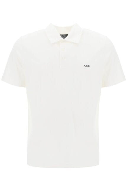 A.p.c. Austin Polo Shirt With Logo Embroidery