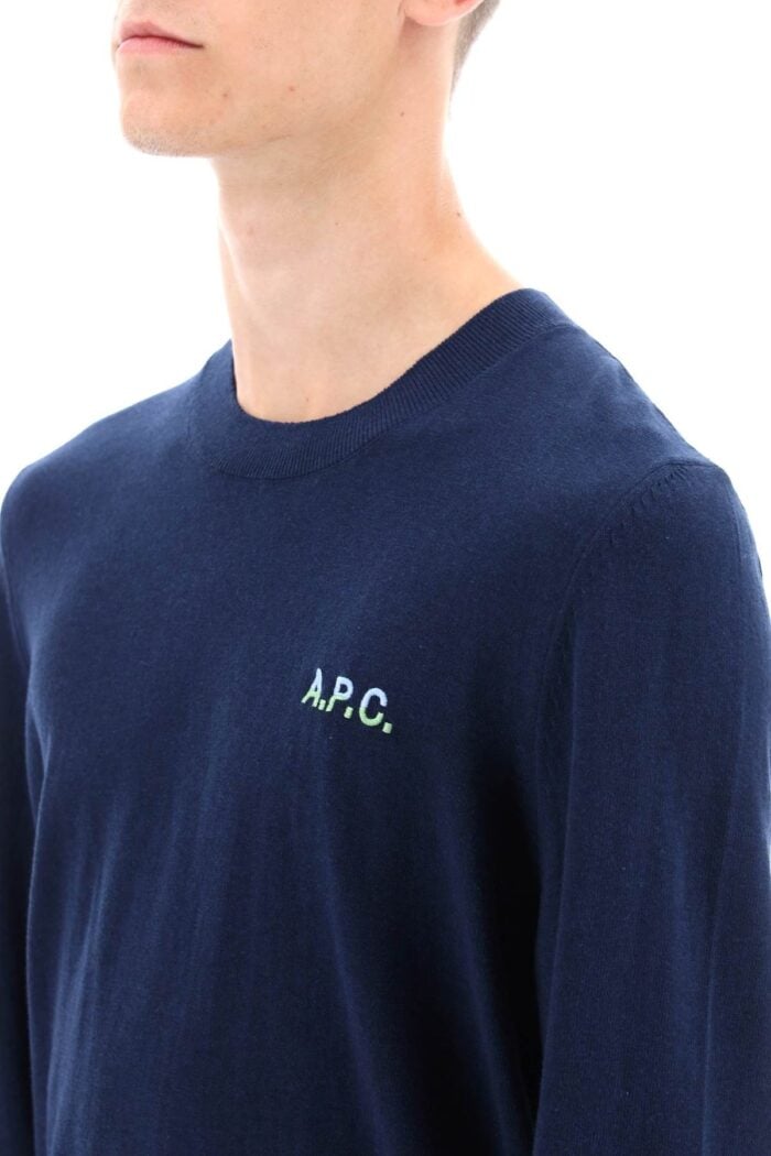 A.p.c. Crew-neck Cotton Sweater