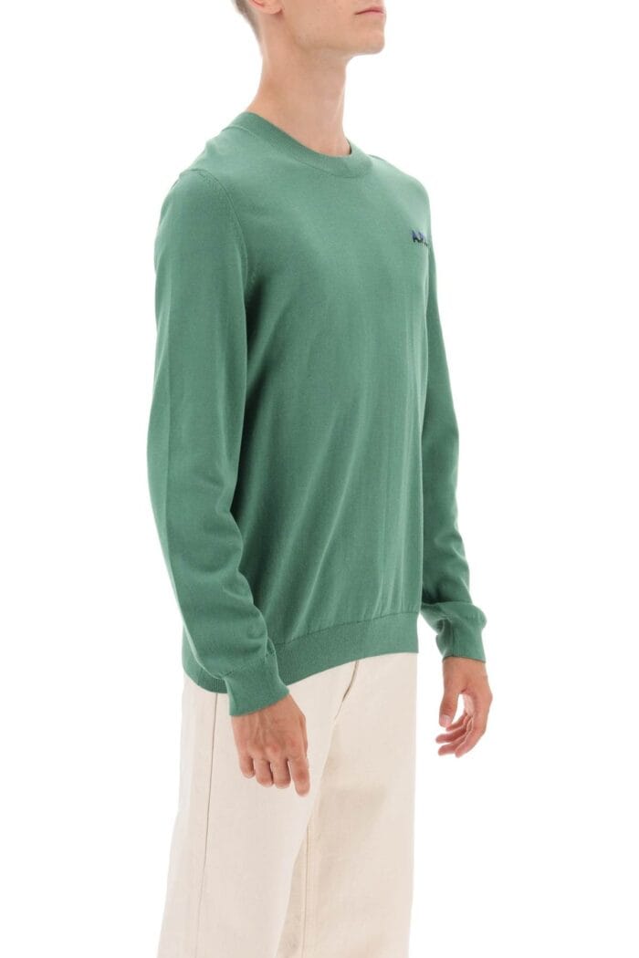 A.p.c. Crew-neck Cotton Sweater