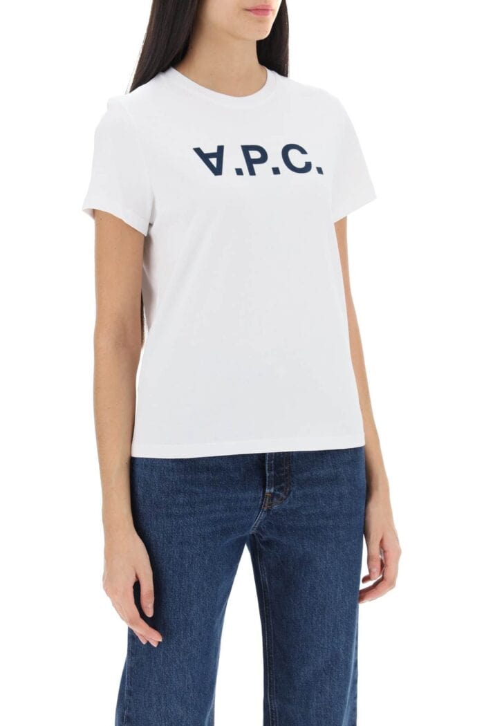 A.p.c. Flocked Logo T-shirt