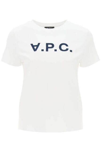 A.p.c. Flocked Logo T-shirt