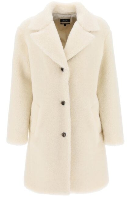 A.p.c. 'nicolette' Teddy Coat