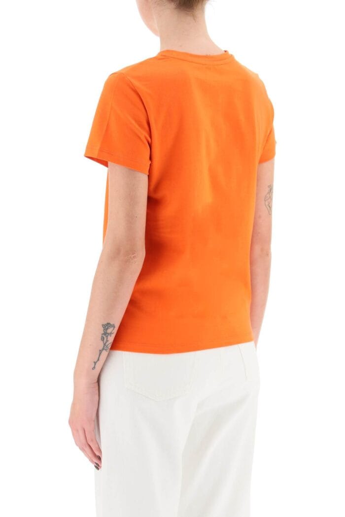 A.p.c. T-shirt With Flocked Vpc Logo