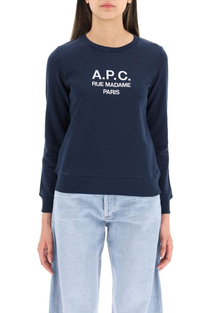 A.p.c. Tina Sweatshirt With Embroidered Logo