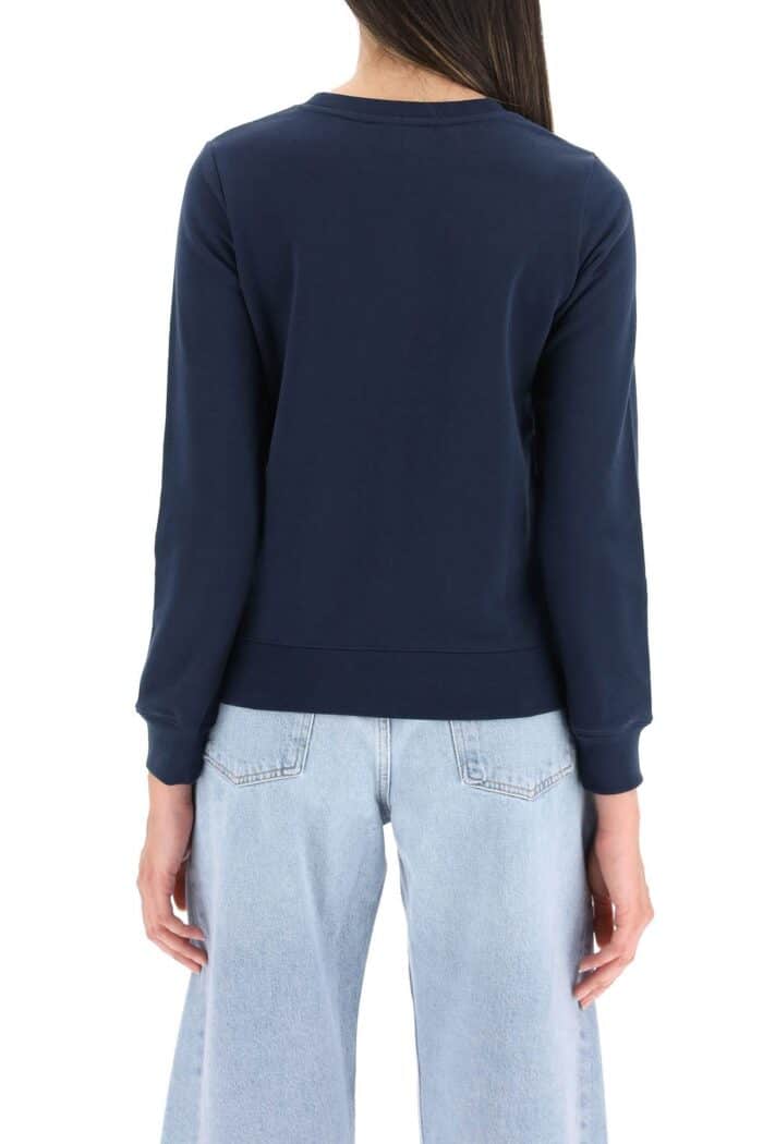 A.p.c. Tina Sweatshirt With Embroidered Logo