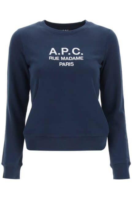 A.p.c. Tina Sweatshirt With Embroidered Logo