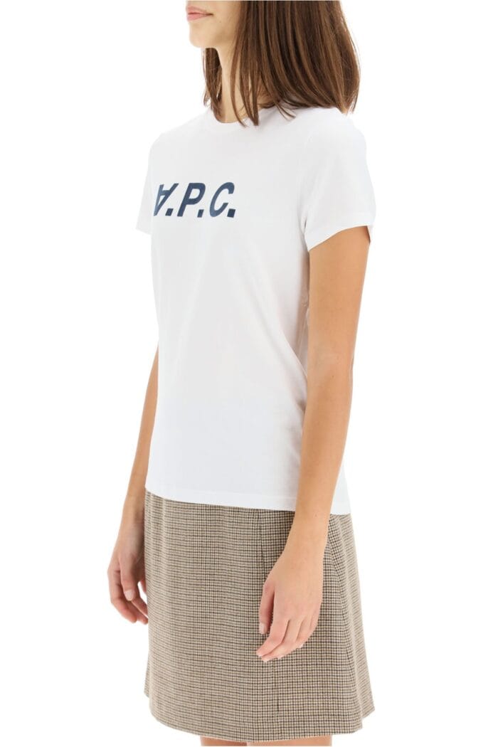 A.p.c. Vpc Logo Flock T-shirt