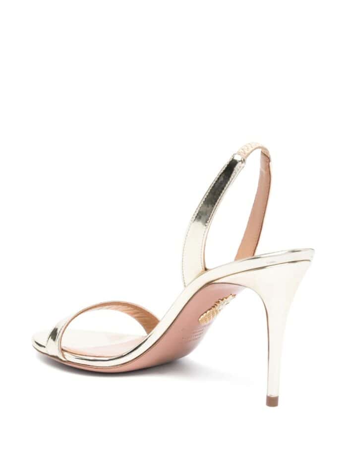 AQUAZZURA So Nude Sandal 85