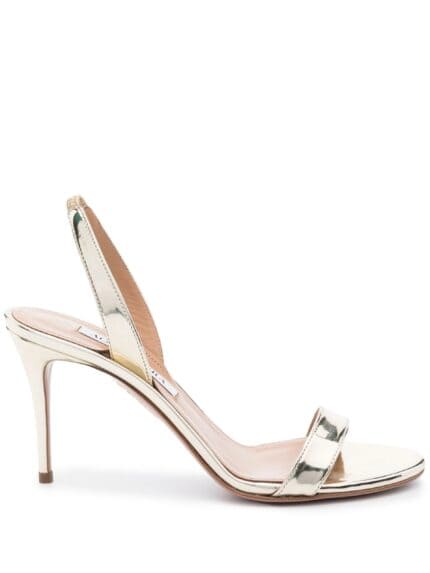 AQUAZZURA So Nude Sandal 85