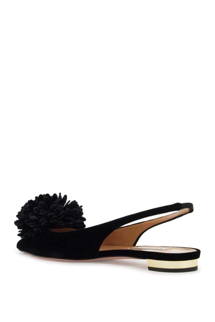 AQUAZZURA Velvet Slingback Coutur