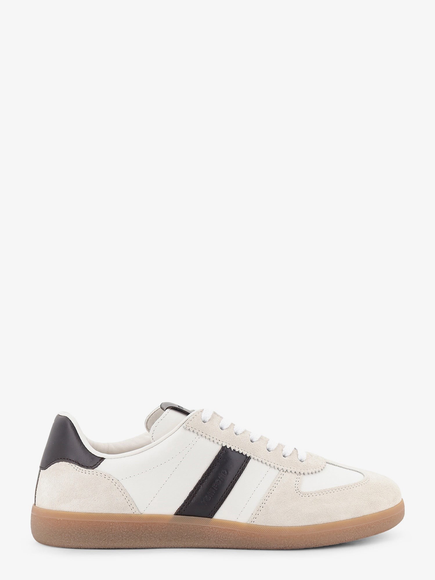 TOM FORD Archer Suede And Leather Low-top Sneakers