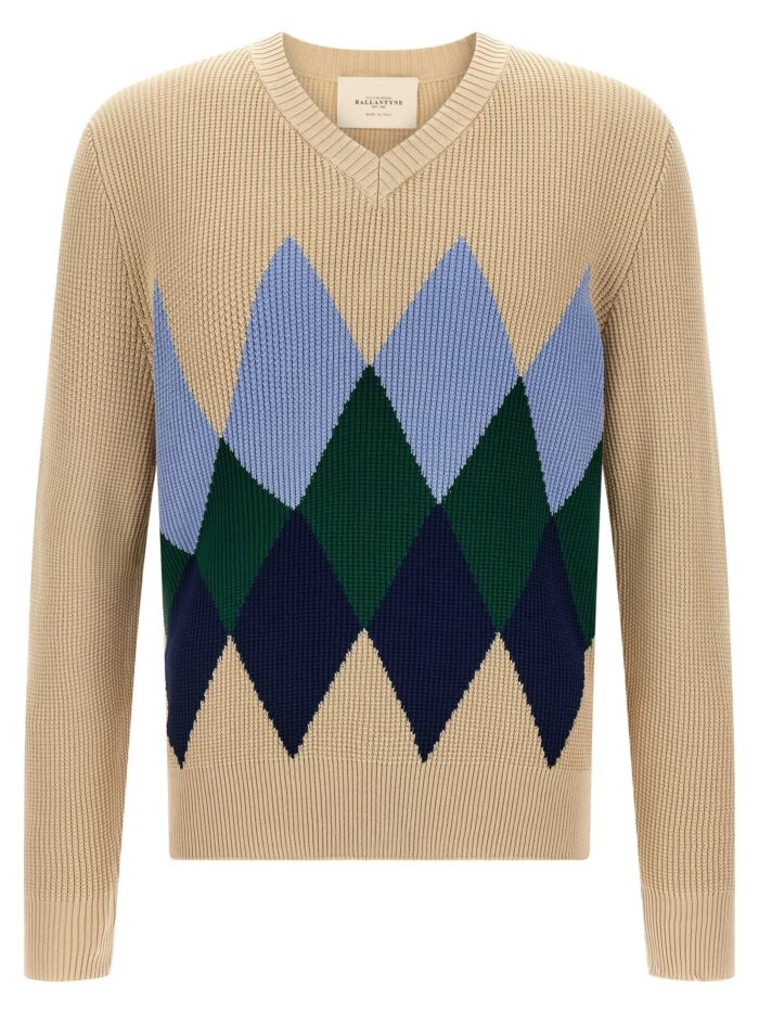 ballantyne argyle pattern sweater Ballantyne Argyle Pattern Sweater