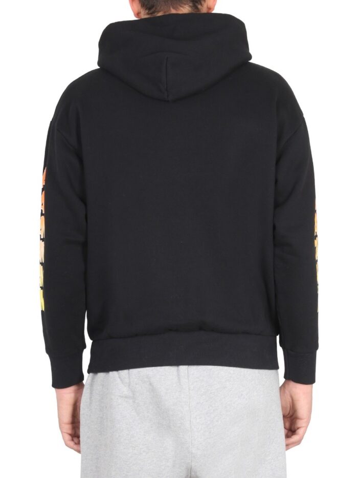 ARIES SWEATSHIRT WITH LOGO PRINT