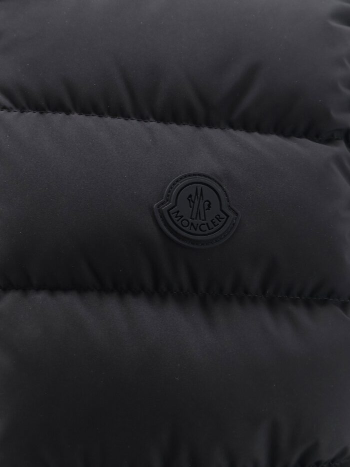 Moncler Arinella Matt Black Sleeveless Down Jacket