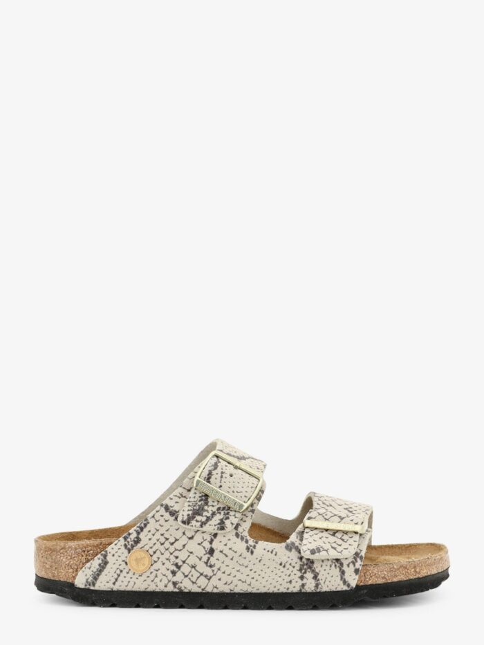 birkenstock arizona snake oyster sandals in python print leather Birkenstock Arizona Snake Oyster Sandals In Python Print Leather