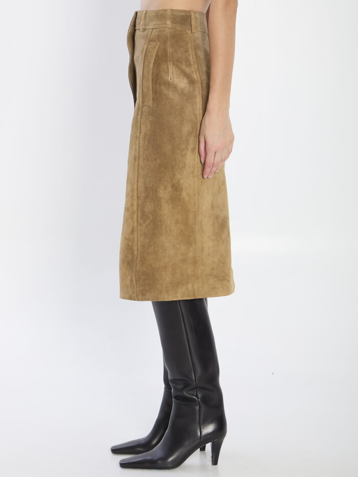 Arma Elen suede skirt