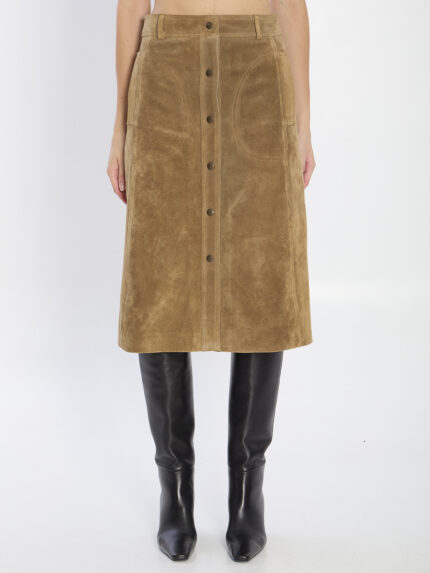Arma Elen suede skirt