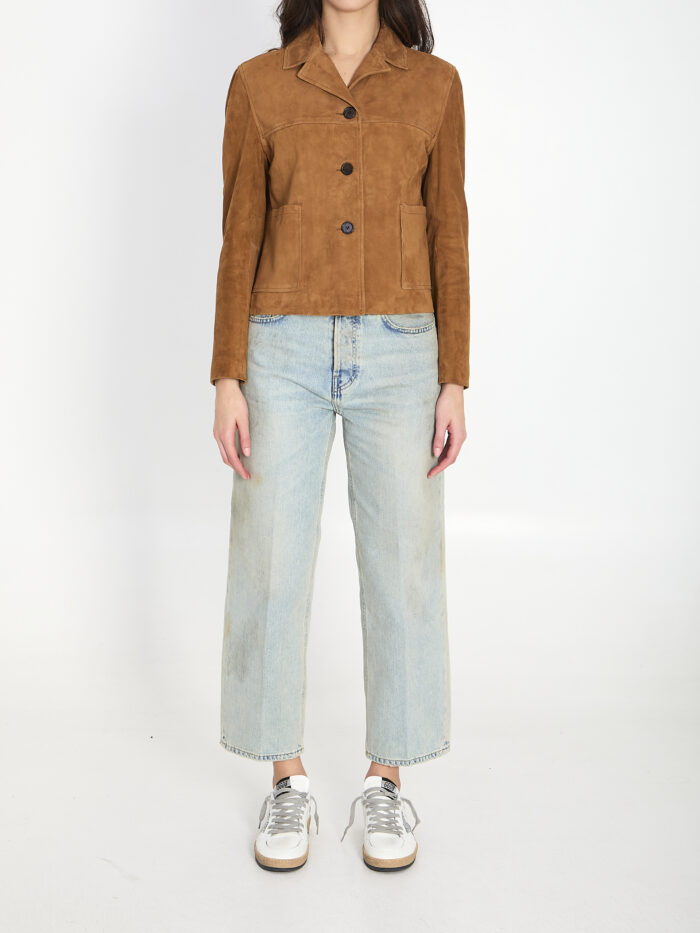 Arma Lotus suede leather jacket