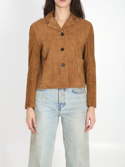 Arma Lotus suede leather jacket