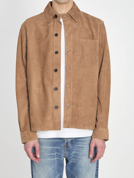Arma Overshirt in suede leather