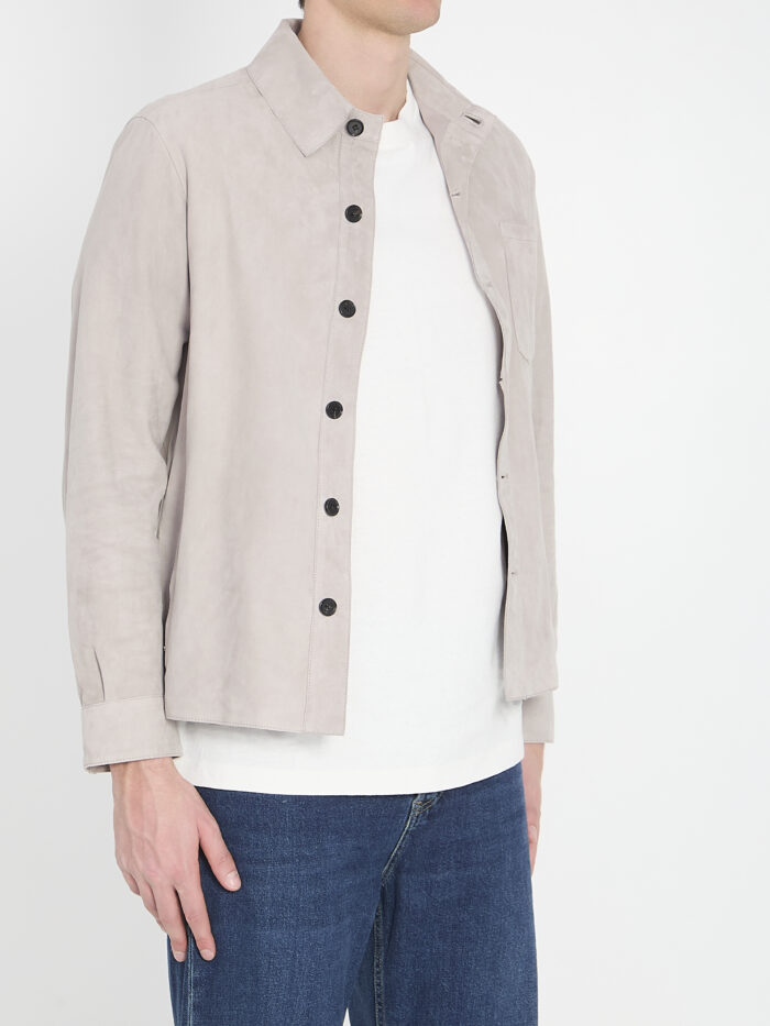 Arma Overshirt in suede leather